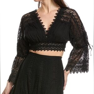 Charo Ruiz Elle Lace Top